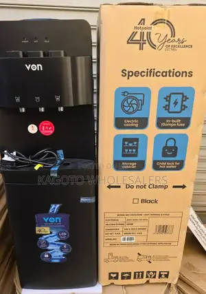 Von Hot Normal and Cold 3 Taps Dispenser VRT-3t