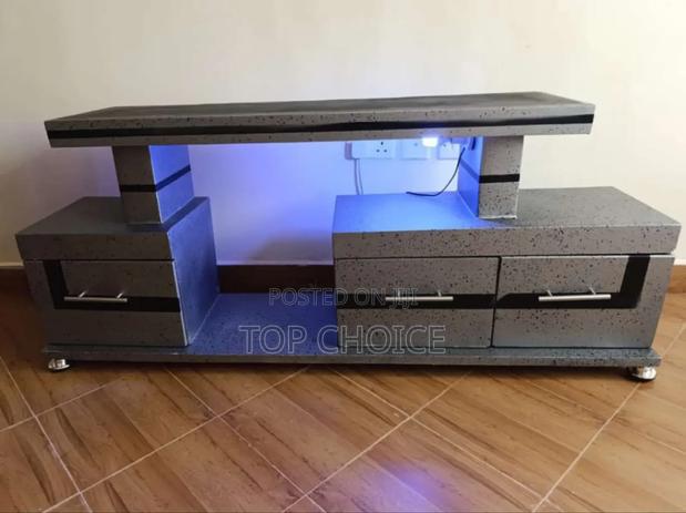 Tv Stand With 3 - Drawers and Lights