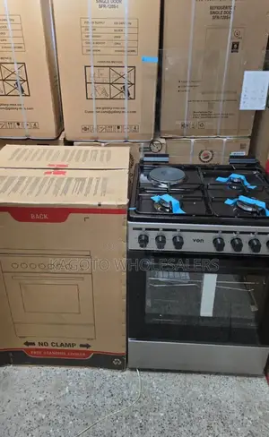 60*60 Von Cooker 3 Gas + 1 E Standing Cooker Vr3g/Ec