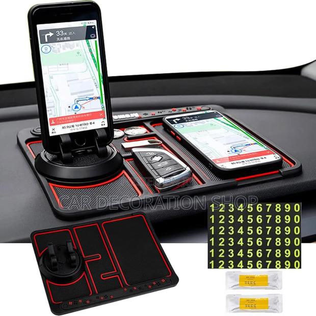 Dashboard Nonslip Phone Holder Silicone Multifunctional Paf