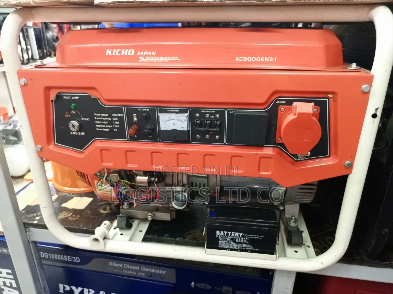Kicho Japan Kc9000en3-1 7.5kva 3phase Petrol Generator
