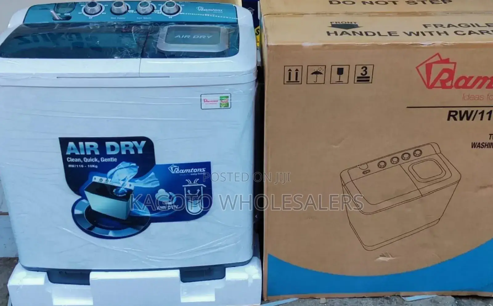 Ramtons 10kgs Top Load Washing Machine R10/Mt