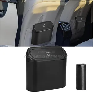 Car Door Clip on Hanging Trash Bin