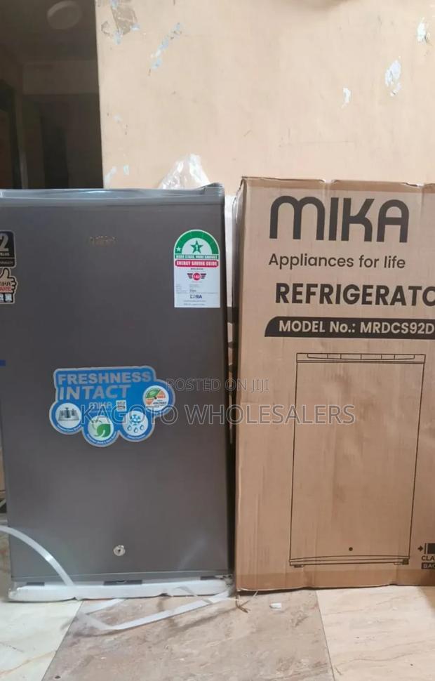 Mika 92litres Single Door Refrigerator Grey M/K92fr - main view