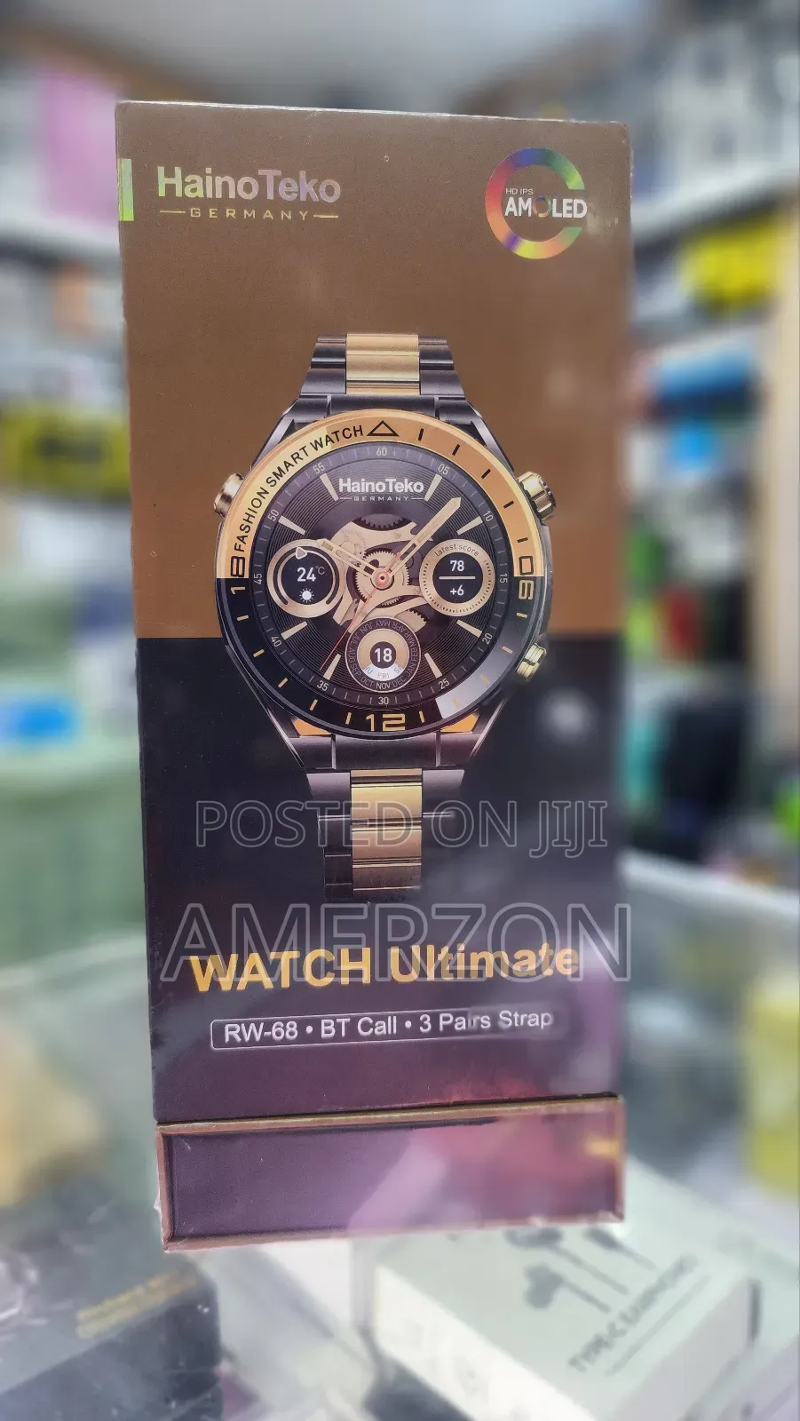 Hainoteko Rw68 Ultimate Smartwatch – Amoled Screen,