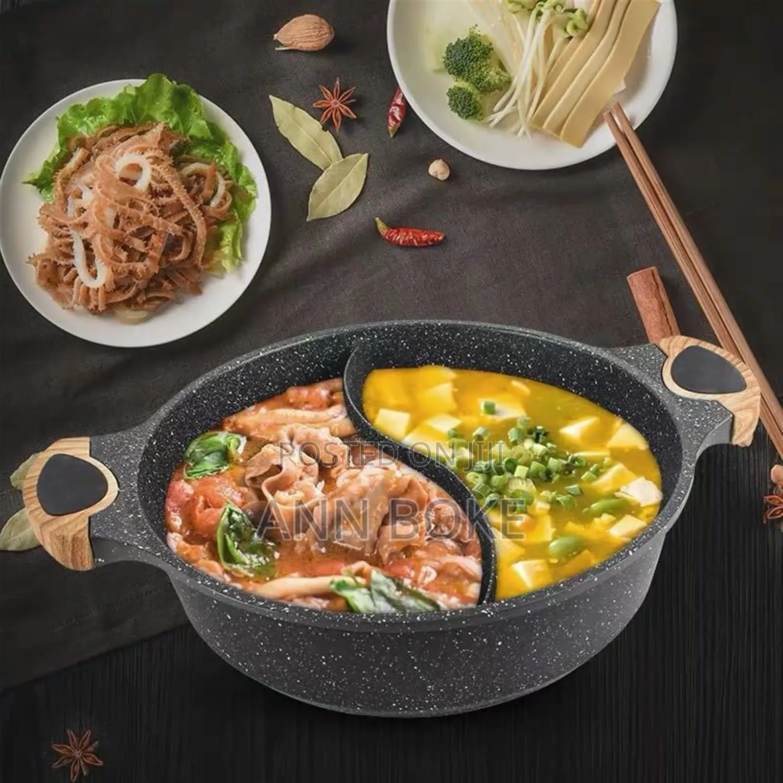 *New Arrival *
*Single Piece 28cm Honhey Wok Granite