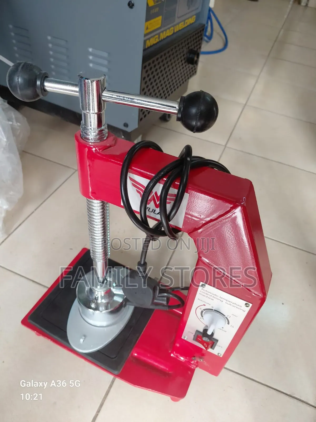 Small Tyre Vulcanizer Machine Electric Powered