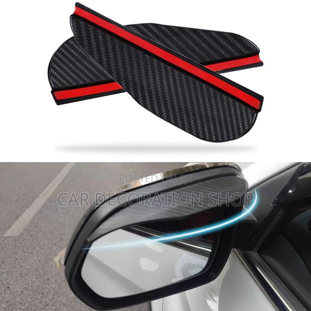 2x Side Mirror Rain Visor Eyebrow Rain Protector - main view