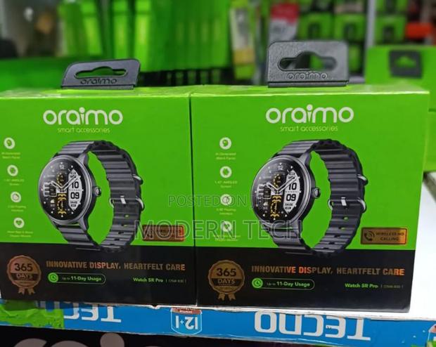 Oraimo Watch 5r Pro Amoled Screen Ip68 Smart Watch