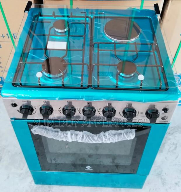60*65 Euroken 3+1 Standing Cooker With Electric Hot Plates