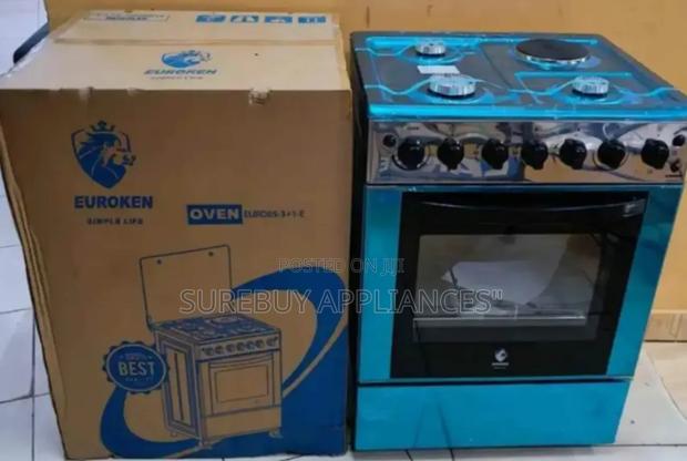 Eurochef 3gas+1 Hotplate Size 60 by 65 Cooker