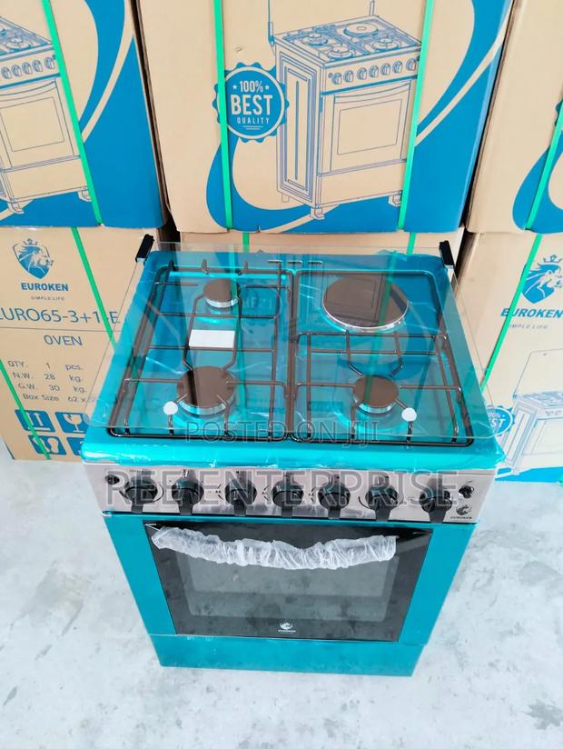 Brand New 60*65 Euroken 3+1 Standing Cooker - main view