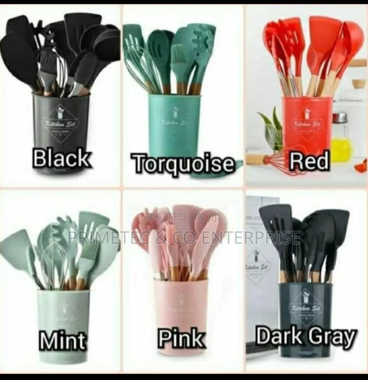 11pcs Silicone Spoons