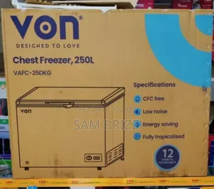 Von Chest Freezer 250l