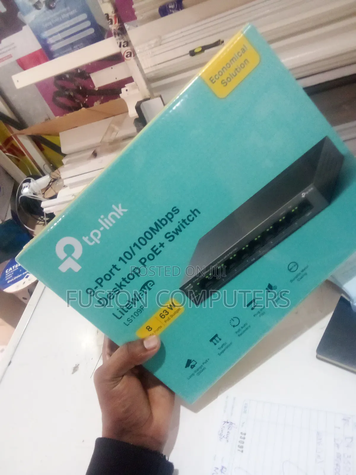 Tp-Link Ls109p 9-Port 10/100 MBPS Switch With 8-Port Poe+