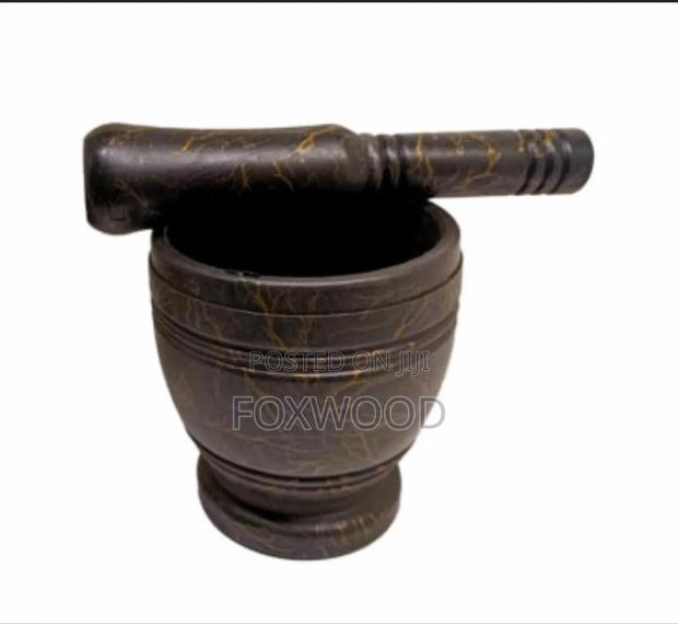 Black Marble Design Pestle and Mortar - thumbnail 4