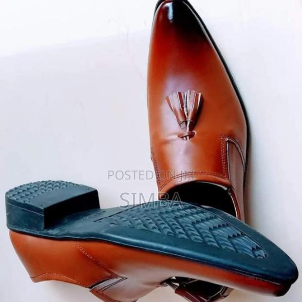 Brown Official Leather Shoes - thumbnail 4