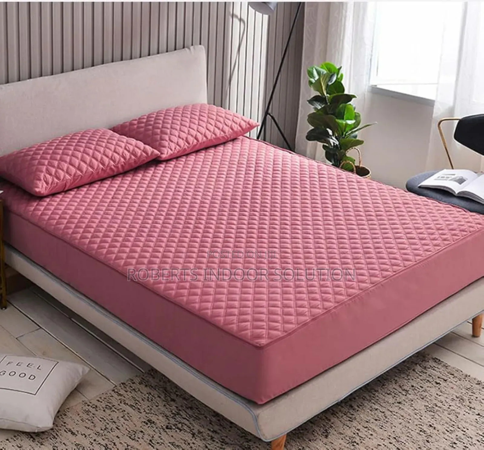 Maroon Mattress Protector 4by6, 5by6 and 6by6