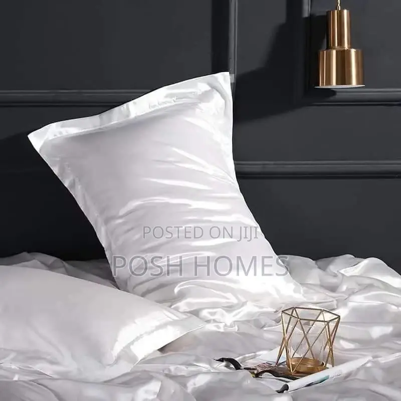 White Silk Luxury Pillow Cases