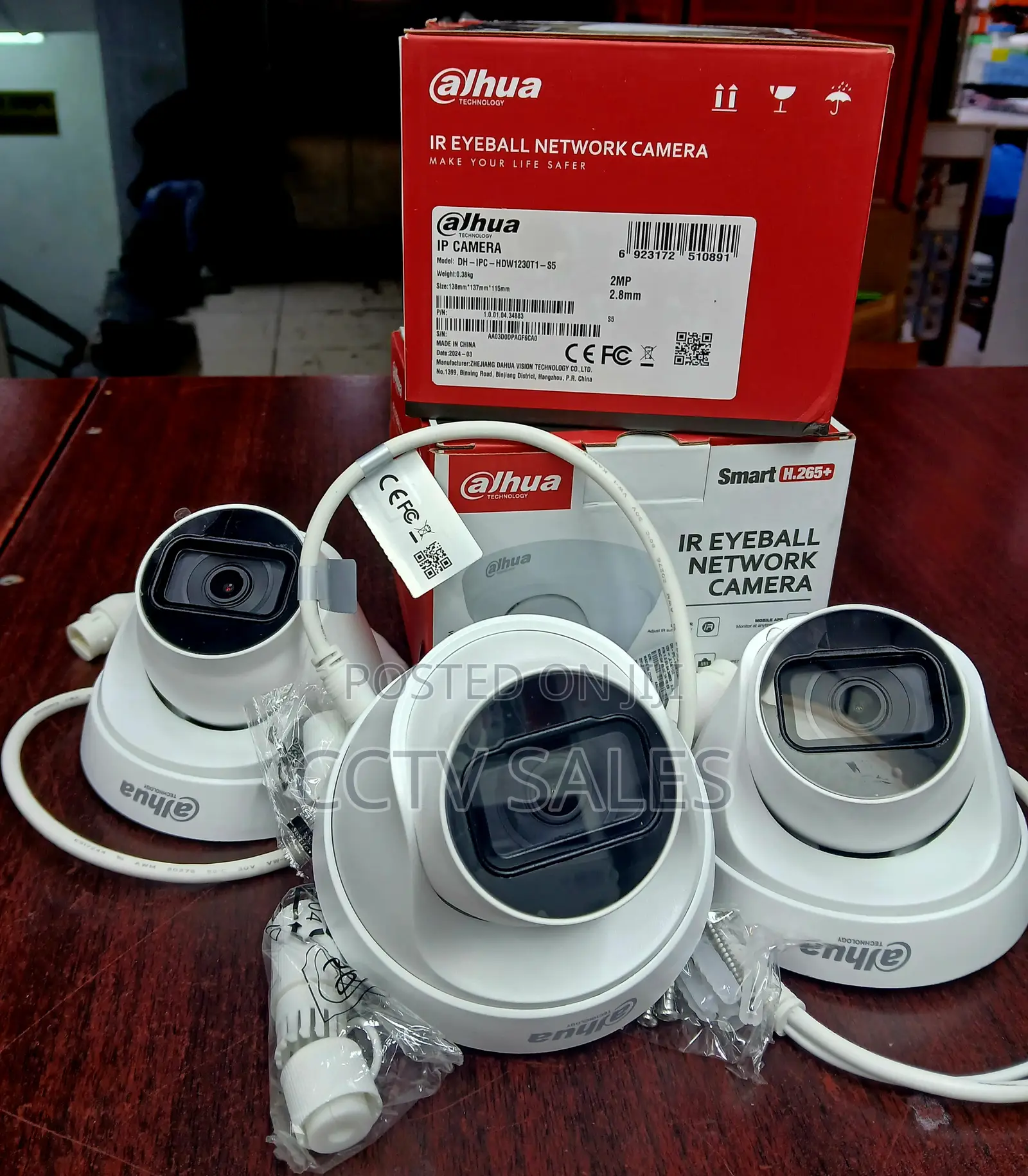 Wide Voltage Ip 2mp Dh-Ipc-Hdw1230t1-S5