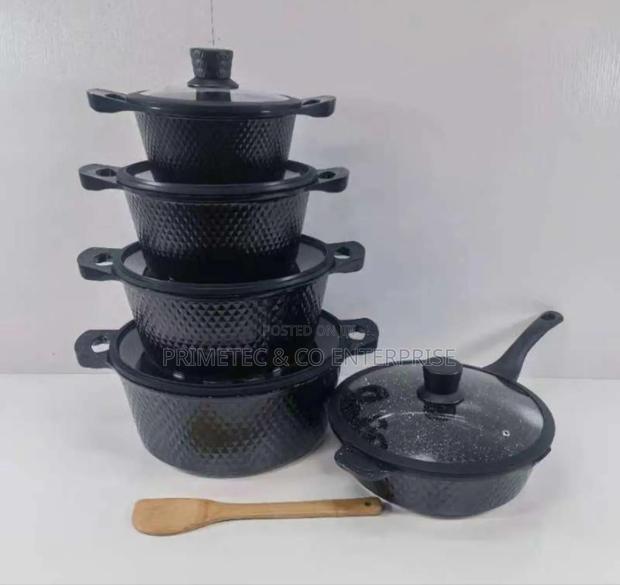 Bosch 11pc Cookware With Silicone Lid Covers