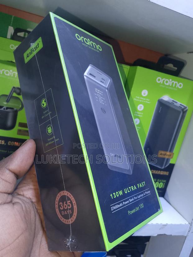 Laptop Oraimo Powerbank,130v Powerful Quick Charge 27600mah - main view