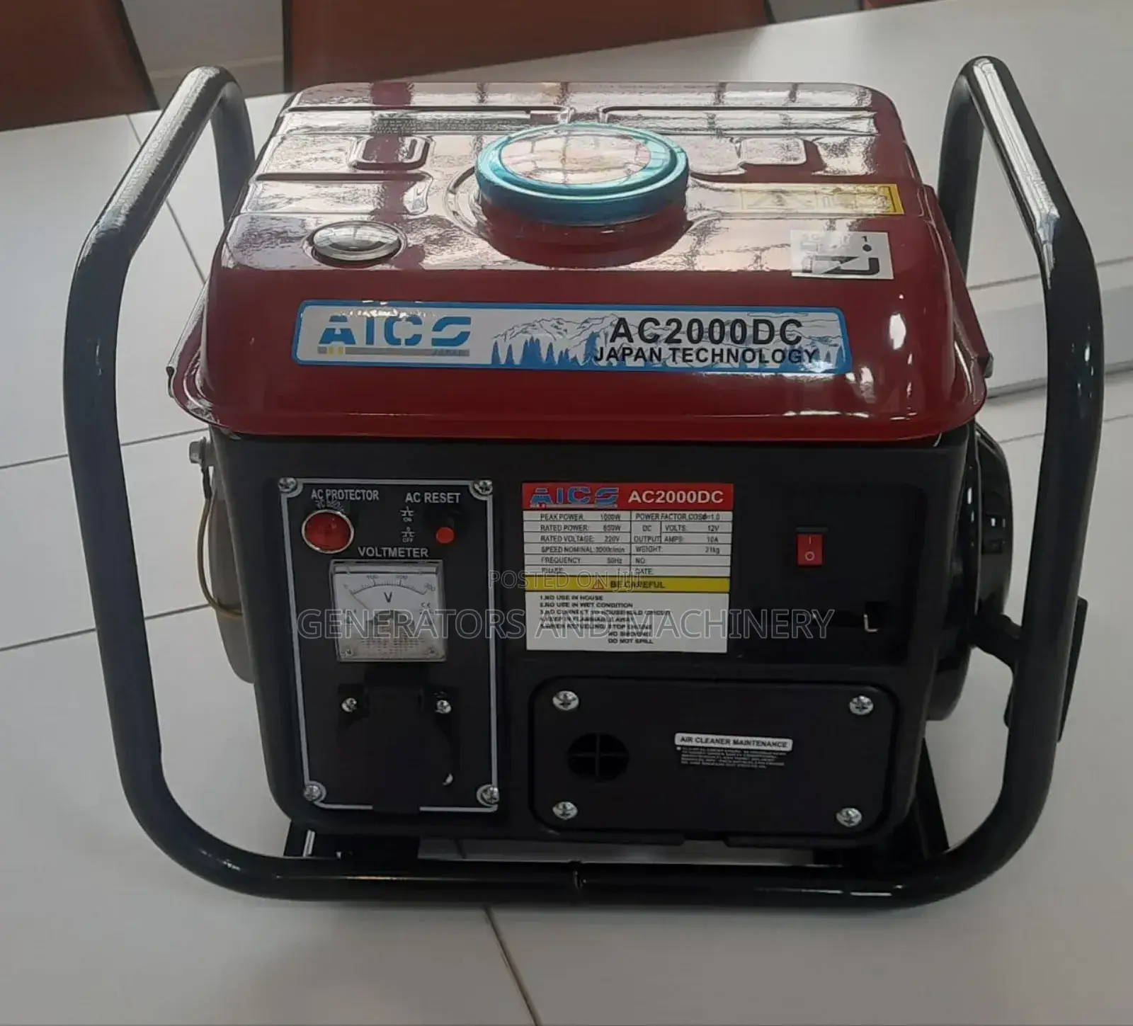 650watts 2stroke Generator