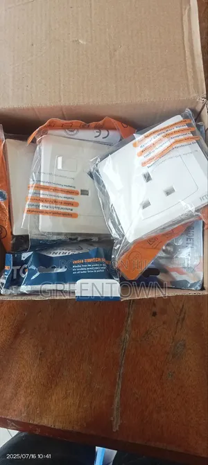 2 Gang 2 Way Wide Wall Switch(White)