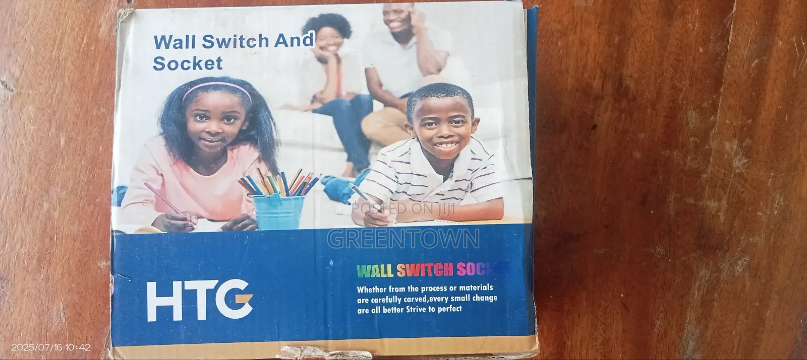 2 Gang 2 Way Wide Wall Switch(White)