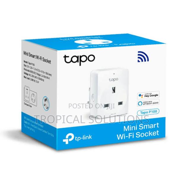 Tl-Tapo P100 (1 Pack) Tp-Link Mini Smart Wifi Socket - thumbnail 2
