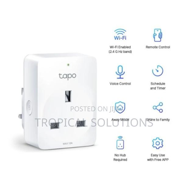 Tl-Tapo P100 (1 Pack) Tp-Link Mini Smart Wifi Socket - thumbnail 3