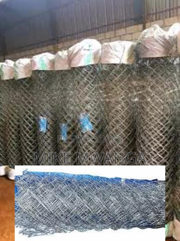 Galvanized Chain Link, 8g, 50x50, 5ft - main view