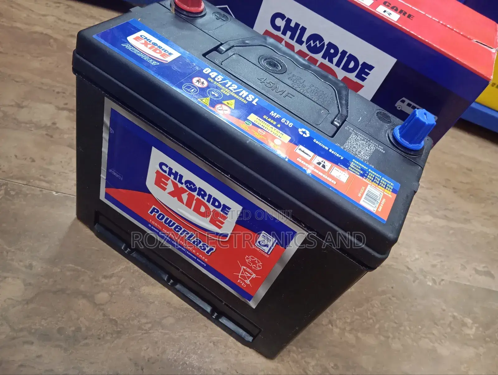 N45 Chloride Car Battery