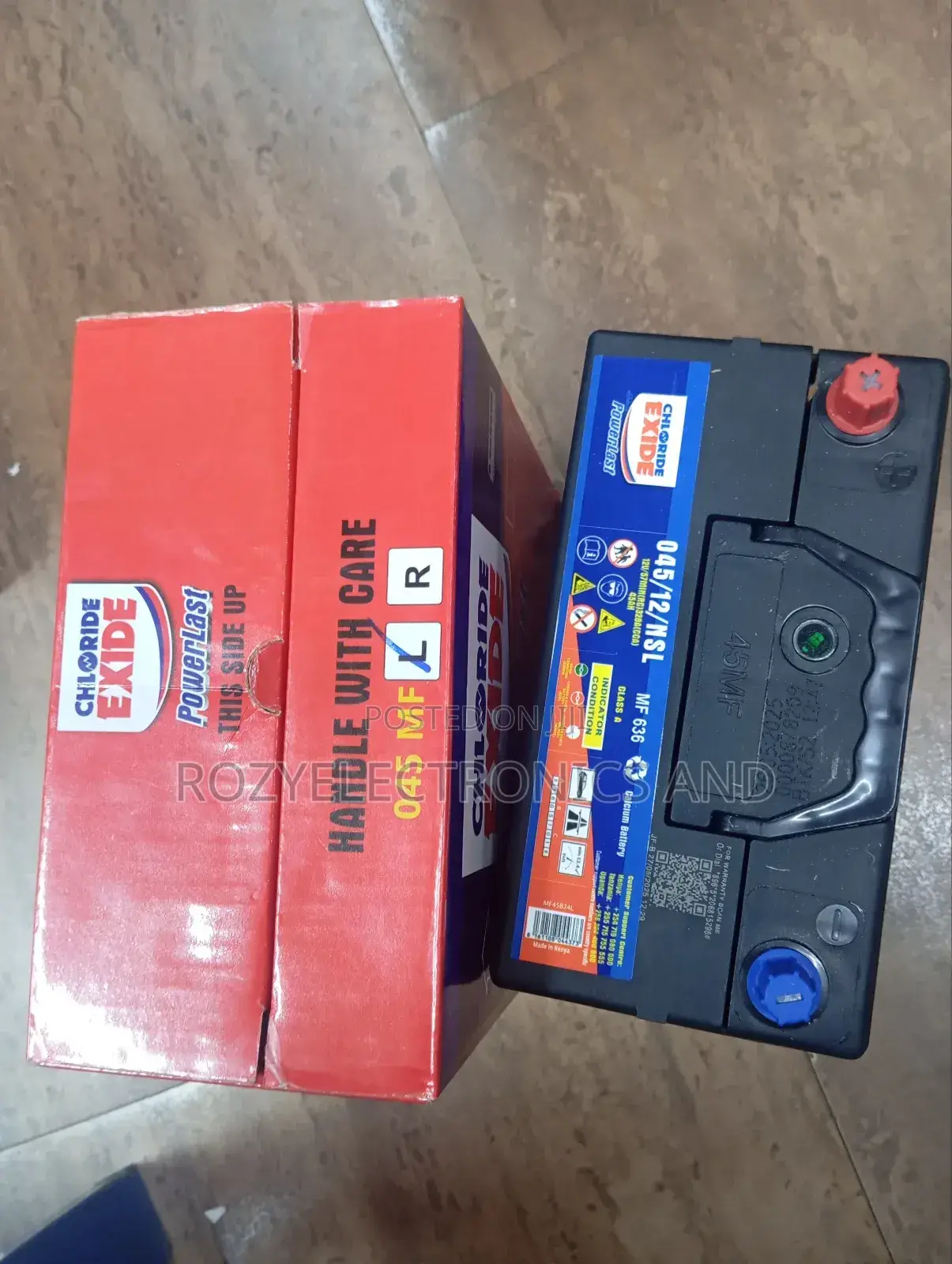 N45 Chloride Car Battery