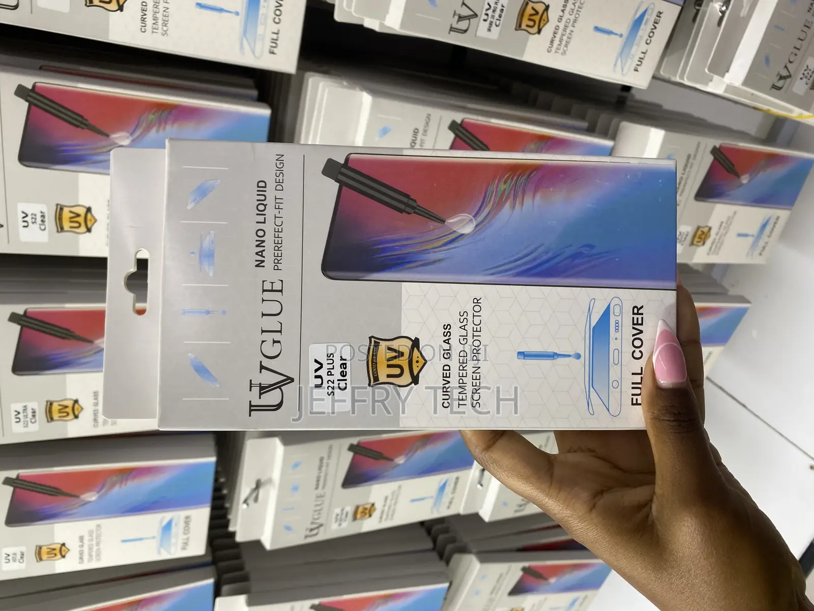 Skino Galaxy S22 Plus Uv Tempered Glass Screen Protecctor
