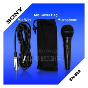Sony Sn-89a Uni-Directional Dynamic Vocal Microphone Wired