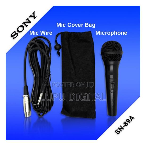 Sony Sn-89a Uni-Directional Dynamic Vocal Microphone Wired - thumbnail 2