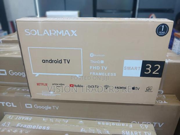 Solarmax 32 Inches Smart Android Frameless Television - thumbnail 2