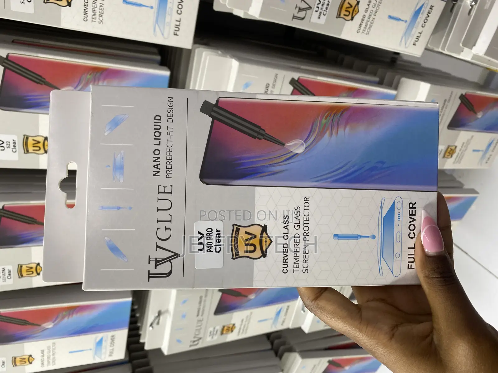 Bingo for Huawei P40 Pro Curved Uv Tempered Glass Screen