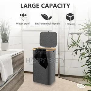 *Foldable Laundry Basket With Lid*