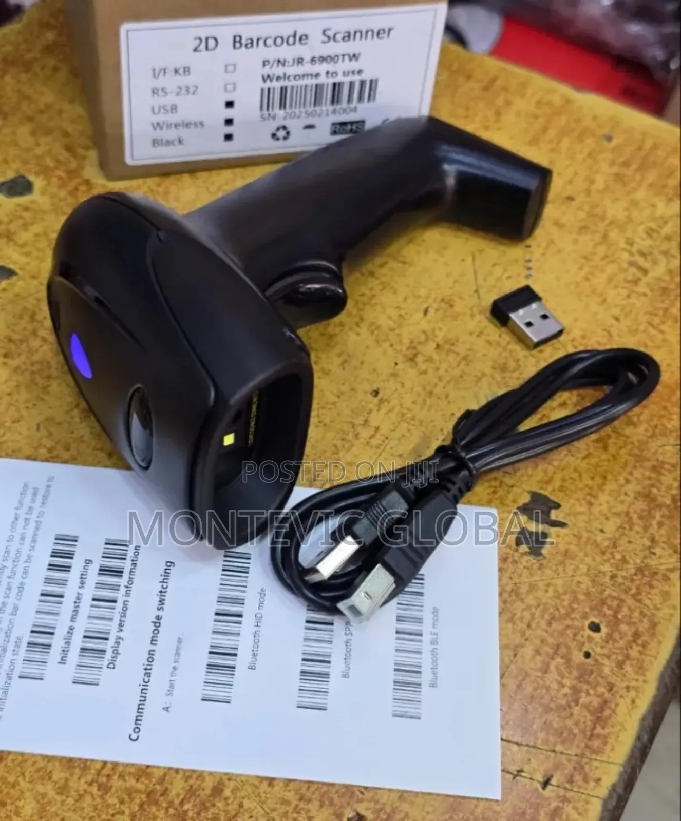 Commercial Cordless Bar Code Scanner