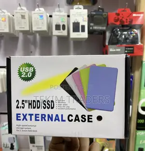 Usb 2.0 HDD/SSD Case – Portable Drive Enclosure