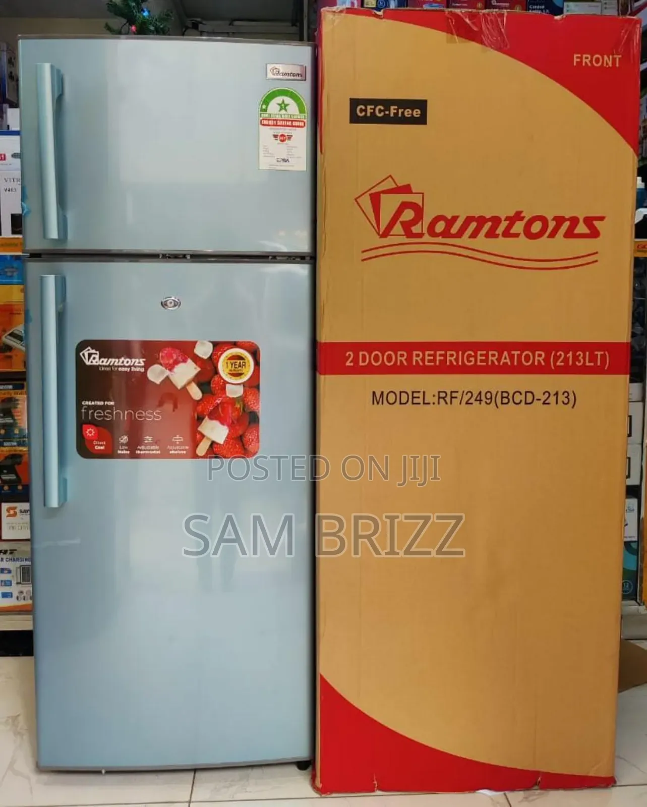 Ramtons 213ltr Fridge