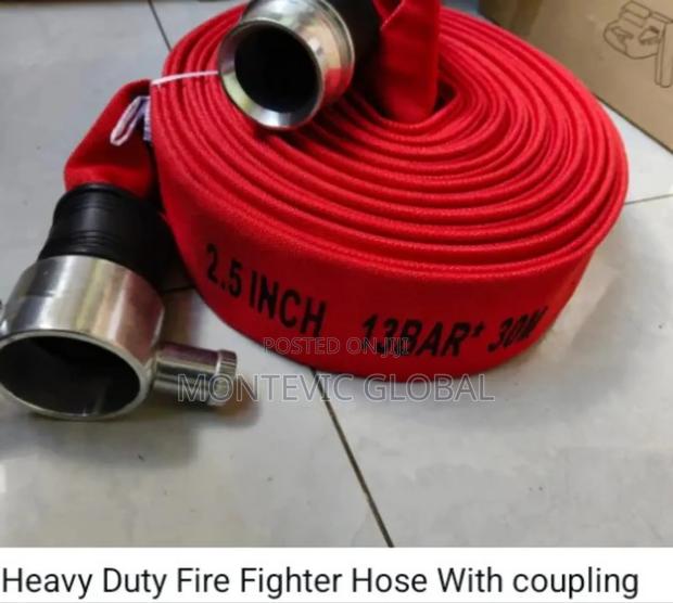 Heavy Duty Fire Fighter Hose With Coupling - main view