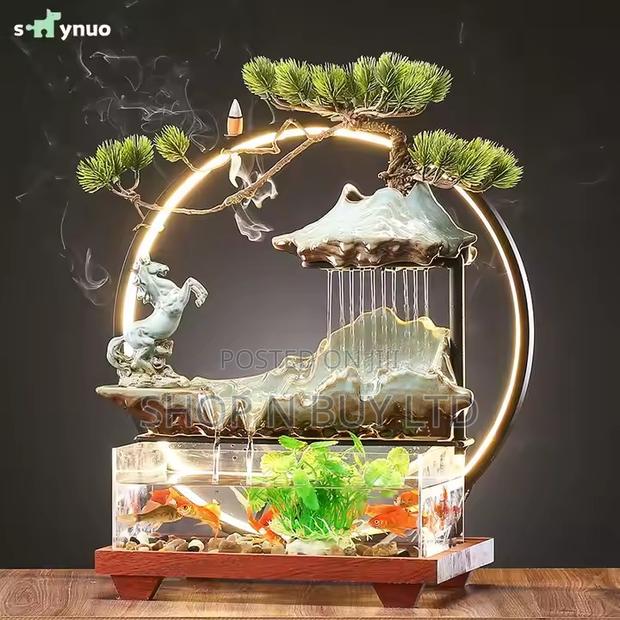 Bamboo Fountain Desktop Fishbowl - thumbnail 3