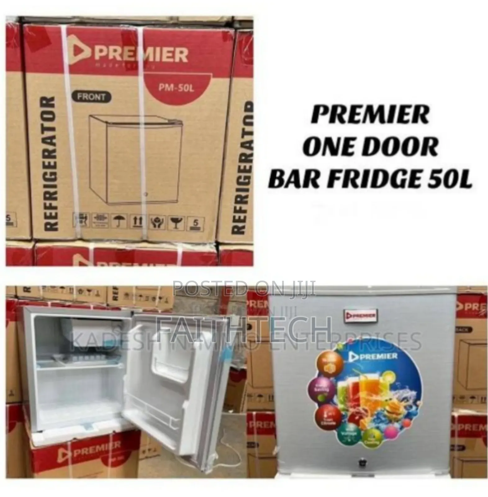 Premier One Door Bar Fridge 50litres