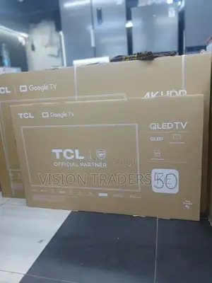 TCL 50inch Qled, TCL 50inches Smart Qled Frameless Tv