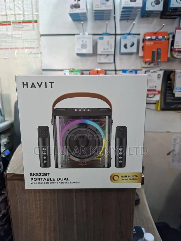 Havit Sk822bt Mini Karaoke Speaker With Mic