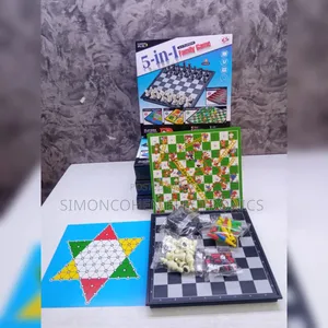 5 in 1 Family Game Board