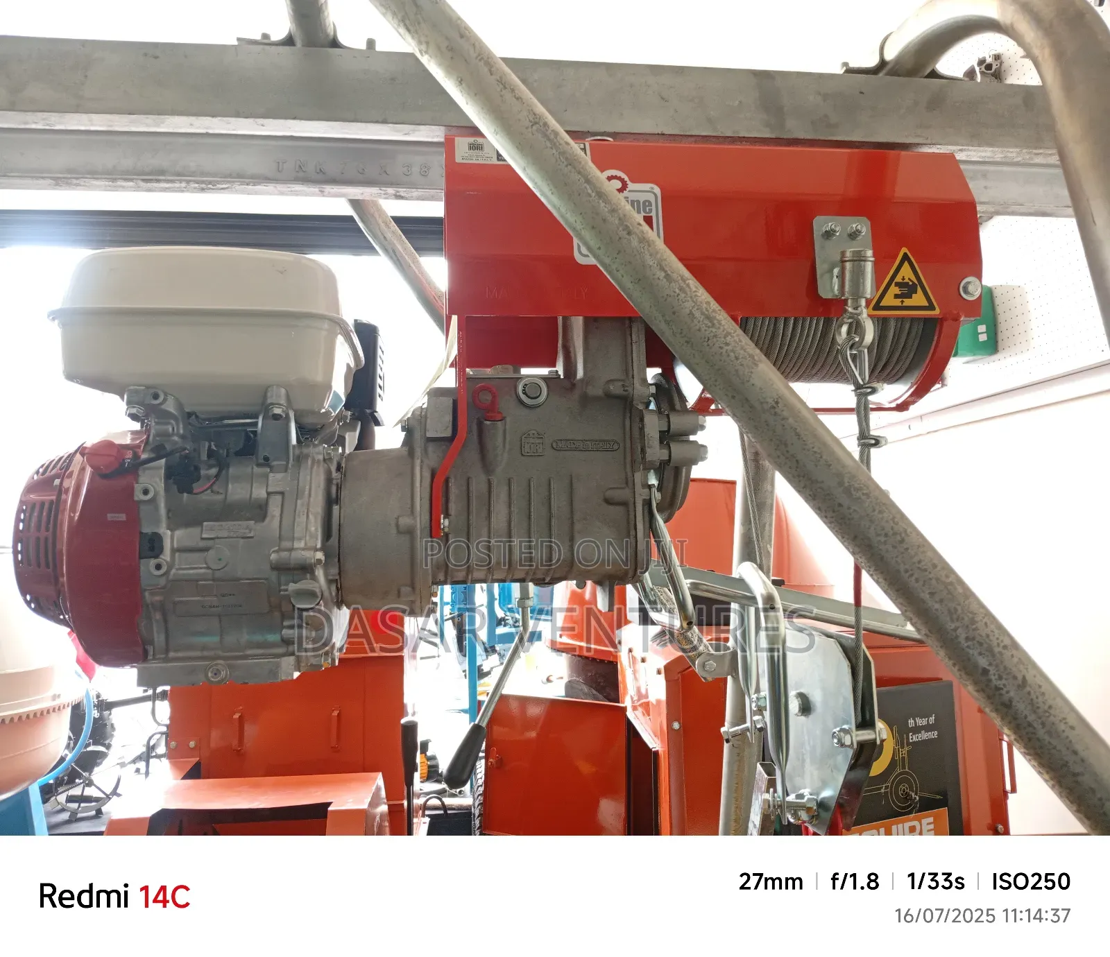 Iroi Concrete Hoist 1tonne - Italian